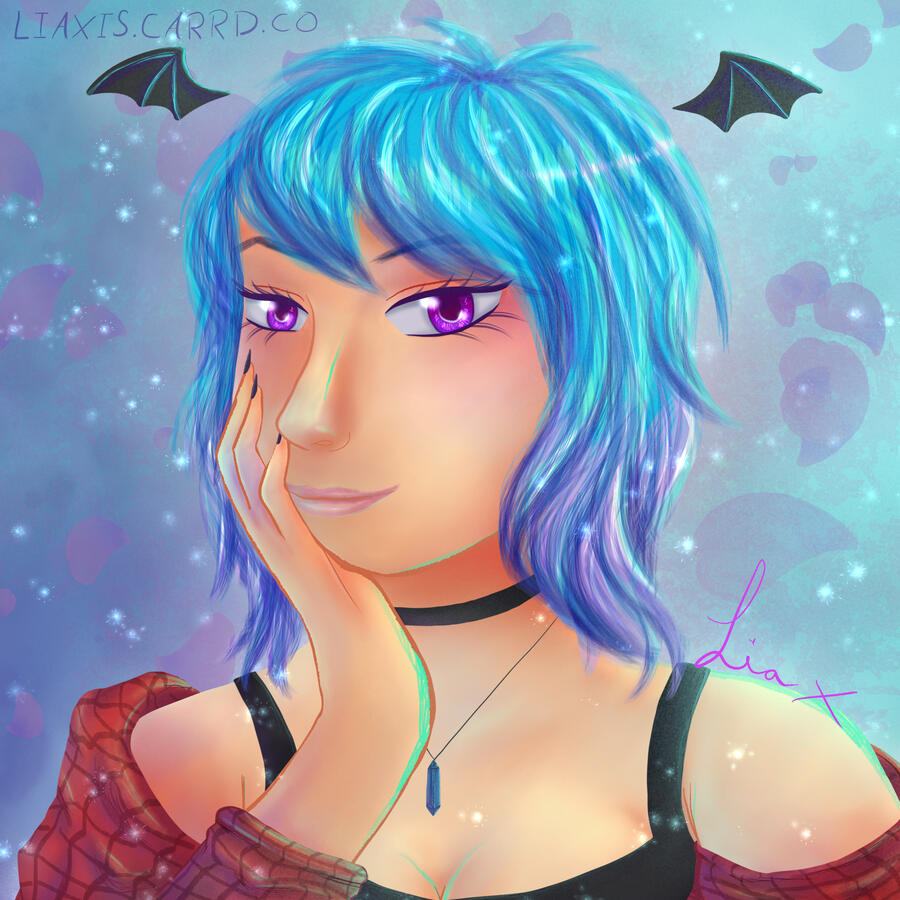 OC: bust + background