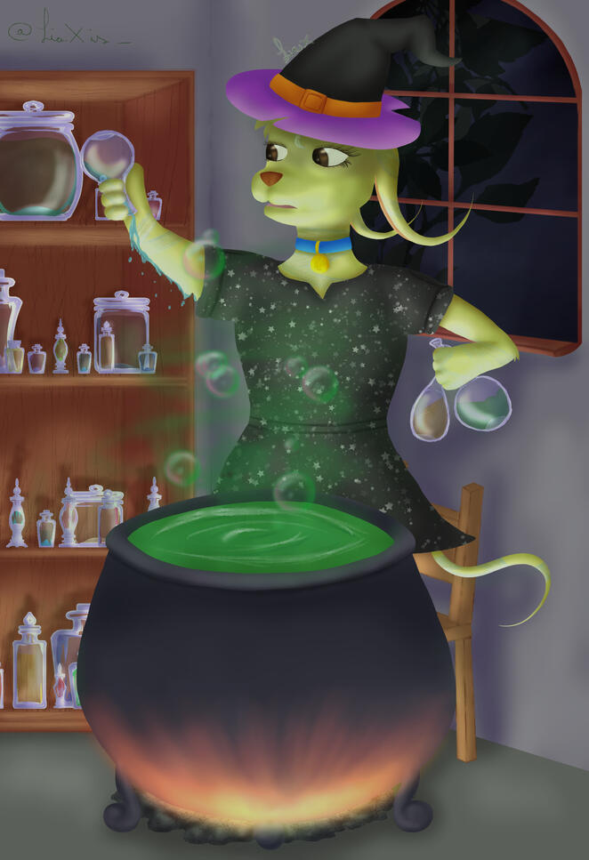 OC: half + background