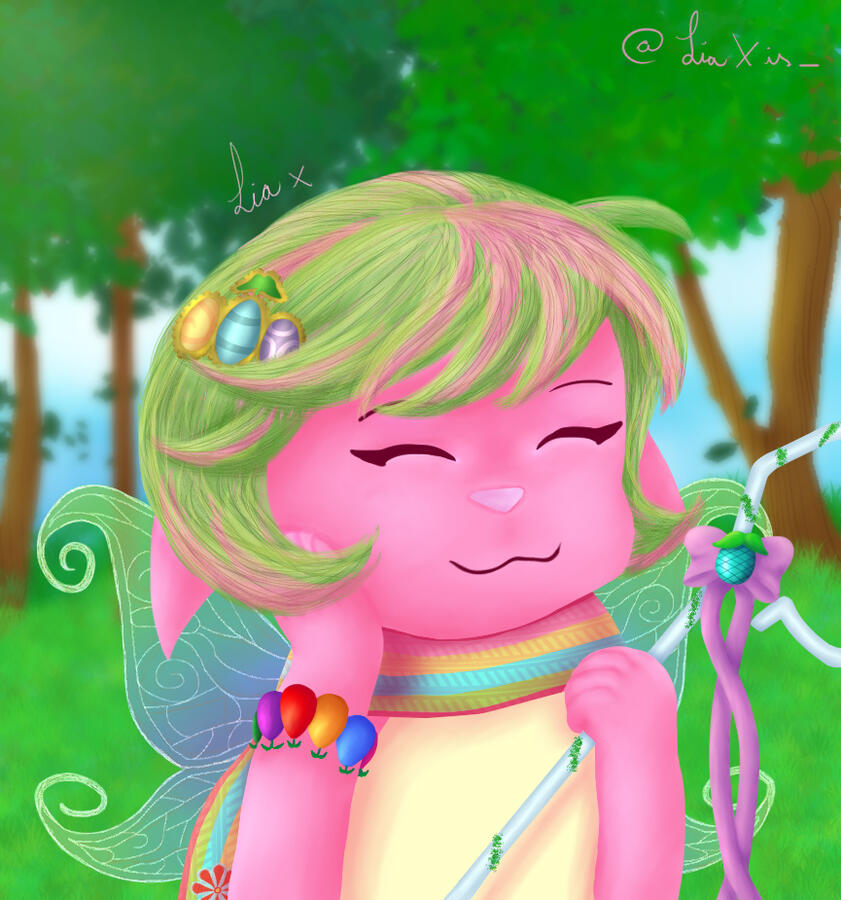 OC: bust + background