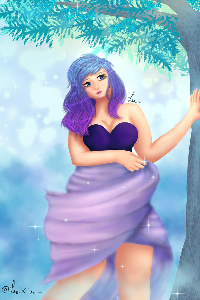 OC: 3/4 + background